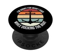 Canotaje Divertido Perdón por lo Que Dije Mientras atracaba el Barco PopSockets PopGrip Adhesivo