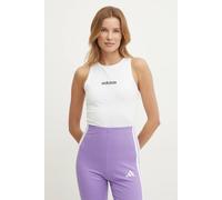 Camiseta adidas Linear Sj Tank Mujer Blanco/Negro XS