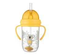 Canpol babies 56/606 - Vaso antiderrames con pajita con peso de 270 ml, 6+m, animales exóticos, color amarillo