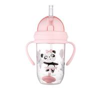 Canpol babies 56/606 - Vaso antiderrames con pajita con peso de 270 ml, 6+m, animales exóticos, color rosa