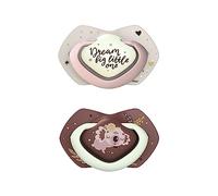 Canpol babies Light Touch, 2 unidades, chupete de silicona, cápsula esterilizante, sin BPA, 18 m+, Sleepy Koala Girl