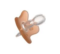 Canpol babies smoczek 100% silikonowy 6-12m symetryczny 1 szt. orange