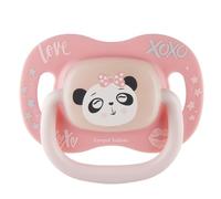 Canpol bebés Chupete de silicona 6-18m simétrico EXOTIC (panda)