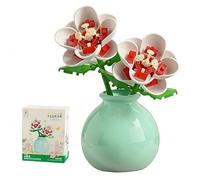 CANRNYACBZ Bloques De Construcción Flores, Construcción De Flores Botanical Collection, Kit De Construcción De Flores, con Un Jarrón, Hibisco, Decoración del Hogar, Regalo para Mujeres