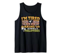 Cansado de despertar y no estar en Filipinas Camiseta sin Mangas