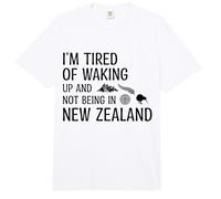 Cansado De Despertar Y No Estar En Nueva Zelanda Kiwi NZ Comfort Colors Adult Heavyweight T-Shirt