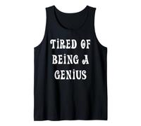 Cansado de ser un Genio Camiseta sin Mangas