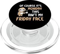 Cansado Perezoso Lunes It’s Monday This AIN’t My Friday Face PopSockets PopGrip para MagSafe
