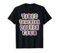 Cansados Profesores Café Club Divertido Ransom Nota Collage Camiseta