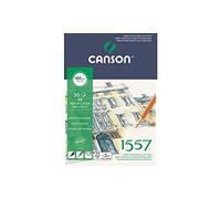Canson 1557 - Bloc de papel de dibujo (DIN A5, 180 g/m², 30 hojas)