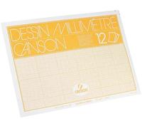 CANSON 200067116 Millimeterpapier, DIN A4, 90 g/qm, blau