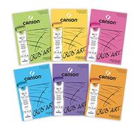 Canson 400100167 Atrapaluz Crob 'Art - Bloc de papel de dibujo pequeño parte 80 hojas 96 g A4 color blanco natural