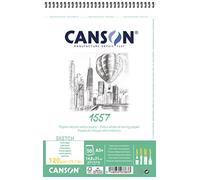 Canson Álbum Espiral 15x21 30H JA 1557 Fino 180g, Blanco
