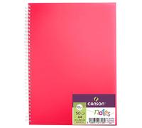 Canson Álbum Espiral, Polipro A4, 50 Hojas, Canson Notes, Grano Fino 120g Rosa