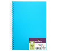Canson Álbum Espiral, Polipro A5, 50 Hojas, Canson Notes, Grano Fino 120g Azul Cielo
