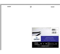 Canson Artist Series Comic Animation Acme - Papel perforado, paquete a granel, 8.5 x 11 pulgadas, 100 hojas (20 libras), papel de artista para adultos y estudiantes, lápiz de colores, marcador, tinta,