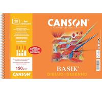 Bloc dibujo basik din a4 23x32.5 cm 20 hojas de 150 gramos