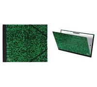 Canson - Carpeta, 2 angular y cierre con goma elástica, 1 unidad), color verde 610x810 mm