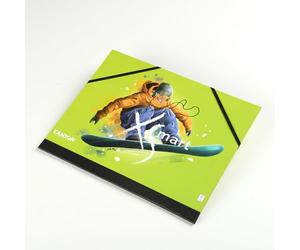 Canson, Carpeta de dibujo, 32x45cm, Edición XSMART: León, Bailarín, Snowboarder, Colores Surtidos