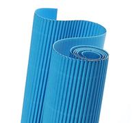 Canson Cartón Ondulado, 300gsm, Rollo, 0,5x0,7m, Azul turquesa