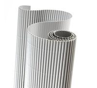 Canson Cartón Ondulado, Rollo, 50x70cm, 300gsm, Plata