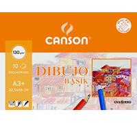 Papel de dibujo Basik Din A3 + marco en mini packs de 10 hojas