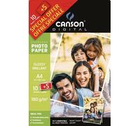 Canson everyday, papel fotográfico digital, pochette, a4, blanco, 15