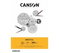 Canson Graduate Bristol Extraliso 180g Bloc Encolado A4 20H