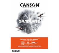 Canson Graduate Croquis Bloc Encolado A3 40H Fino 96g