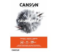 Canson Graduate Croquis Bloc Encolado A4 40H Fino 96g