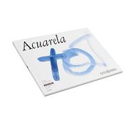 Canson Guarro Acuarela, Papel de acuarela, Prensado en frío, 240g, Encolados por el lado corto, 23x32,5cm, Extra Blanco, 20 Hojas