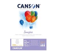 Canson Imagine A5 Bloc De Dibujo Plano Pegado 50F 200 Gr