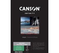 Canson Infinity Arches Aquarelle Rag 310gsm A3-29,7x42cm 25 hojas