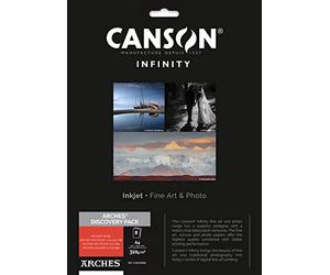 Canson Infinity Discovery Pack Arches Papel fotográfico A4, 8 hojas