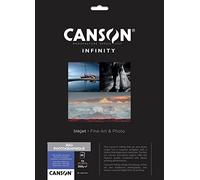 Canson Infinity Rag Photographique, Impresión Papel Bellas Artes, Extra Liso, 310g, Sobre, A4-21x29,7cm, Sobre Cartón Impreso, Blanco Puro, 10hojas