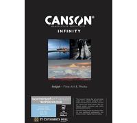 Canson Infinity Somerset Enhanced Watercolour White, Papel fotográfico digital, Texturizado, 240, 89, Caja, A3-29.7 x 42 cm, Caja de cartón impreso, Blanco, 25 hojas