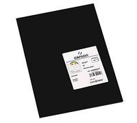 Canson Iris Vivaldi, Papel de dibujo de color, Suave, 185gsm, Hoja, A3-29,7x42cm, Negro