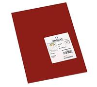 Canson Iris Vivaldi, Papel de dibujo de color, Suave, 185gsm, Hoja, A3-29,7x42cm, Rojo oscuro