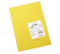 Canson Iris Vivaldi, Papel de dibujo de color, Suave, 185gsm, Hoja, A4-21x29,7cm, Amarillo canario