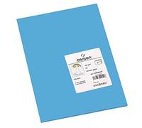 Canson Iris Vivaldi, Papel de dibujo de color, Suave, 185gsm, Hoja, A4-21x29,7cm, Azul primario