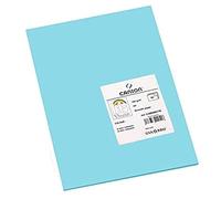 Canson Iris Vivaldi, Papel de dibujo de color, Suave, 185gsm, Hoja, A4-21x29,7cm, Azul turquesa