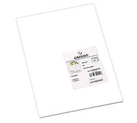 Canson Iris Vivaldi, Papel de dibujo de color, Suave, 185gsm, Hoja, A4-21x29,7cm, Blanco