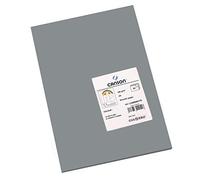 Canson Iris Vivaldi, Papel de dibujo de color, Suave, 185gsm, Hoja, A4-21x29,7cm, Gris oscuro