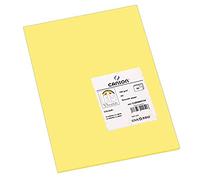 Canson Iris Vivaldi, Papel de dibujo de color, Suave, 185gsm, Hoja, A4-21x29,7cm, marillo paja