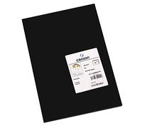 Canson Iris Vivaldi, Papel de dibujo de color, Suave, 185gsm, Hoja, A4-21x29,7cm, Negro