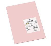 Canson Iris Vivaldi, Papel de dibujo de color, Suave, 185gsm, Hoja, A4-21x29,7cm, Pétalo de rosa