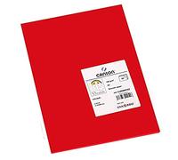 Canson Iris Vivaldi, Papel de dibujo de color, Suave, 185gsm, Hoja, A4-21x29,7cm, Rojo