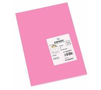 Canson Iris Vivaldi, Papel de dibujo de color, Suave, 185gsm, Hoja, A4-21x29,7cm, Rosa Chicle