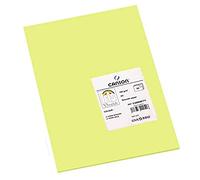 Canson Iris Vivaldi, Papel de dibujo de color, Suave, 185gsm, Hoja, A4-21x29,7cm, Verde Manzana