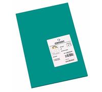 Canson Iris Vivaldi, Papel de dibujo de color, Suave, 185gsm, Hoja, A4-21x29,7cm, Verde menta
